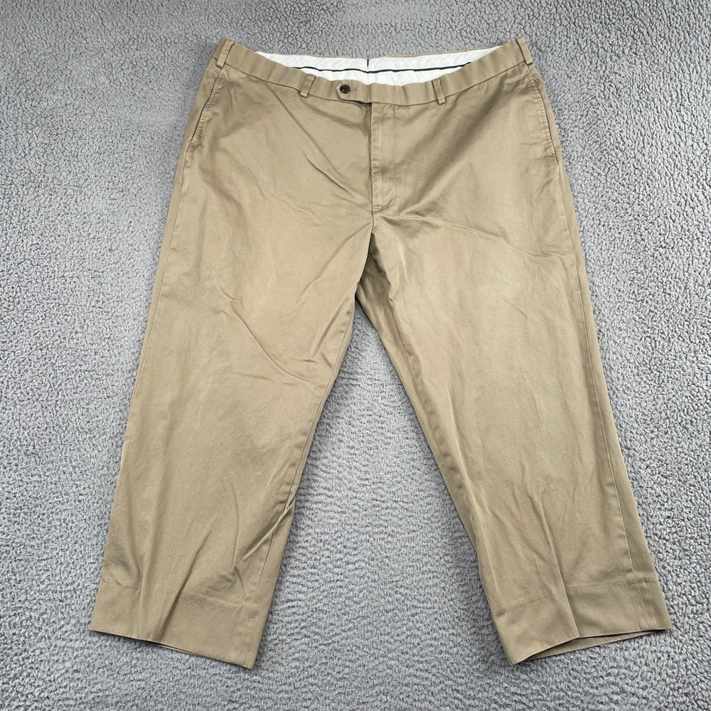 Brooks Brothers Pants Mens 44x25 Khaki Country Club Chino Straight Leg Cotton